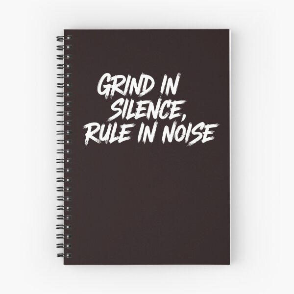 Item preview,  Grind in Silence, Rule in Noise — Graffiti Power Quote Design designed and sold by Happyfreedom.