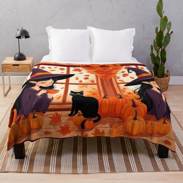 Item preview, Autumn Witch Tea Time designed and sold by AmetistLight.
