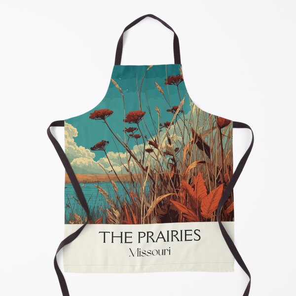 Item preview, The Prairies Missouri Vintage Travel Poster | Wildflower Meadow Art Print | Grasslands Decor designed and sold by TuncGK.
