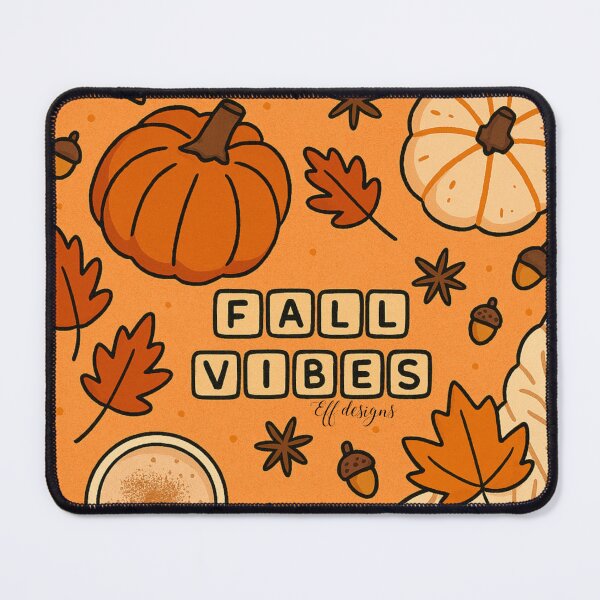 Item preview, Fall Vibes Journal | Cozy Autumn Pumpkins, Coffee & Leaves Aesthetic Notebook designed and sold by effdesigns.