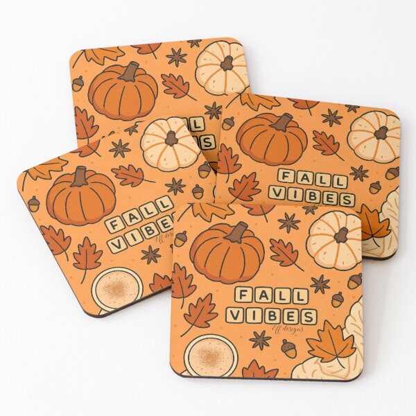Item preview, Fall Vibes Journal | Cozy Autumn Pumpkins, Coffee & Leaves Aesthetic Notebook designed and sold by effdesigns.