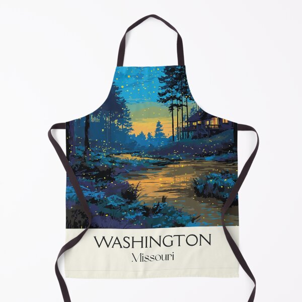 Item preview, Washington Missouri Vintage Travel Poster | Missouri River Town Art Print | Wine Country Decor designed and sold by TuncGK.