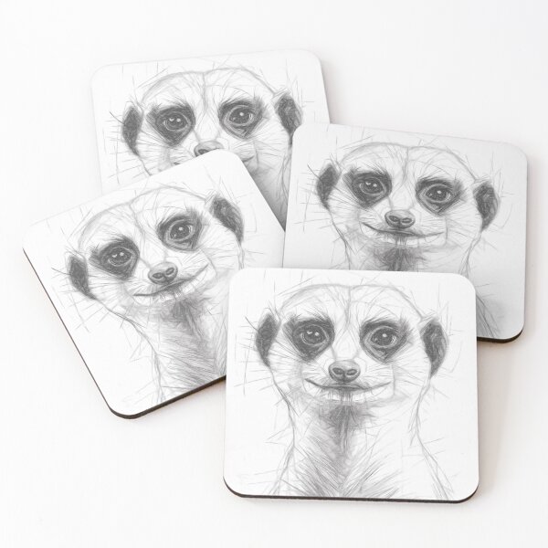 Item preview, Meerkat Lookout Sketch designed and sold by Leon Woods Pencil Art.
