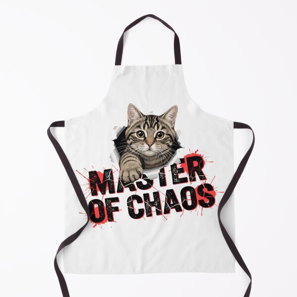 Item preview, Master of Chaos - Funny Cat Breaking Through Graphic designed and sold by SaadArtCo.