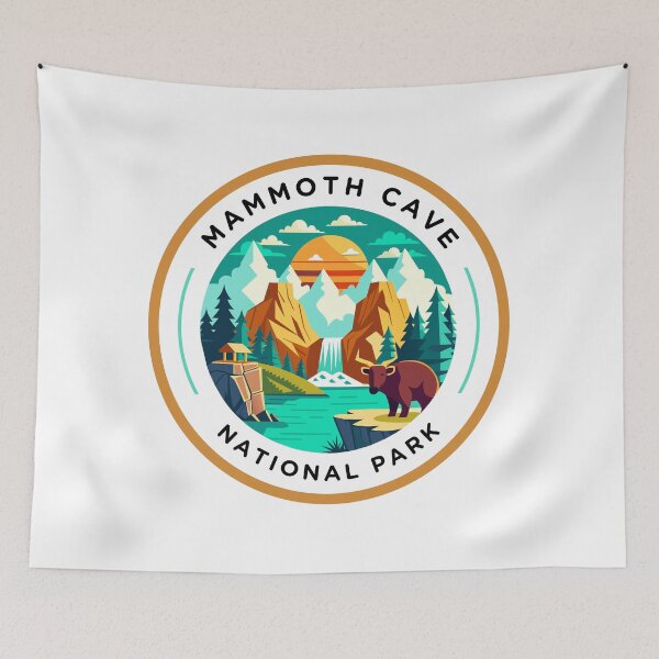 Item preview, Mammoth Cave National Park Design – Kentucky Adventure Landscape Art designed and sold by ActiveOutdoorLiving.