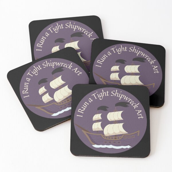 Item preview, I run tight shipwreck art designed and sold by Tom-Apex-Art.