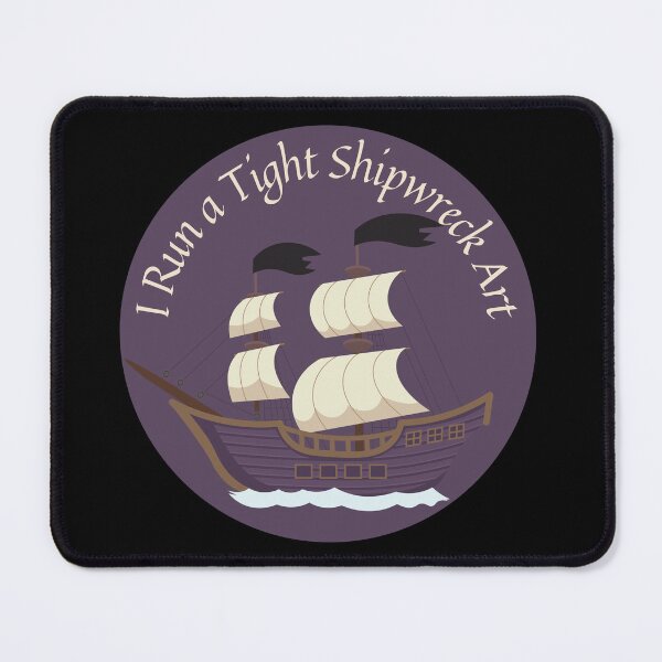 Item preview, I run tight shipwreck art designed and sold by Tom-Apex-Art.