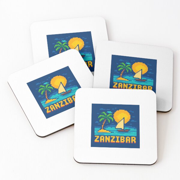 Item preview, Zanzibar Tanzania Island dhow pixel art designed and sold by M4nulas.