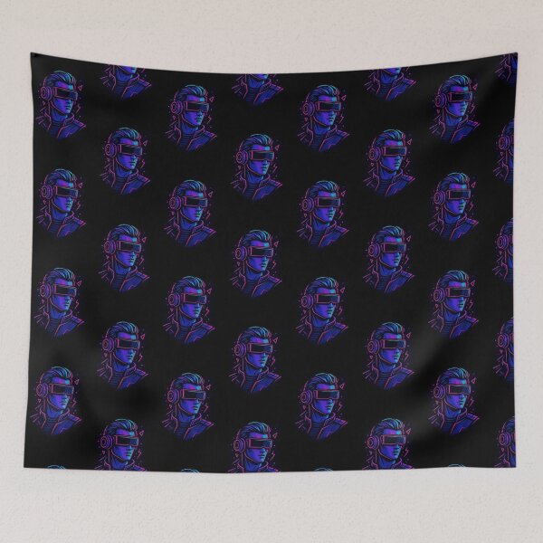 Item preview, “Neon Tekno Vision” – Futuristic rave design designed and sold by DarkNight9.