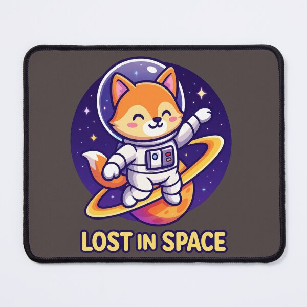 Item preview, Lost in Space – Cute Astronaut Fox Cosmic Cartoon Design designed and sold by Dezpro.