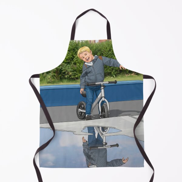 Item preview, Mirror Magic on the Ramp: Blonde Boy's Balance Bike Thrill designed and sold by David Patterson.