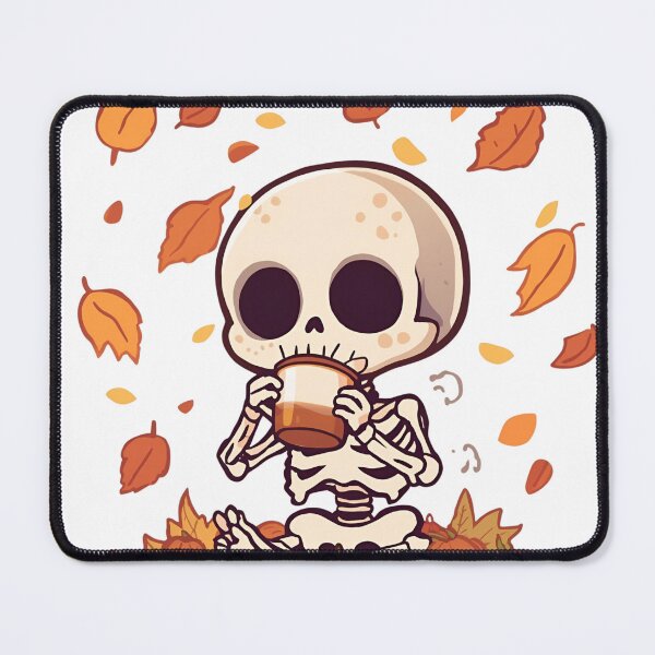 Item preview, Dead but Cozy This Fall – Cute Skeleton Autumn Coffee Design designed and sold by Picasoshop2.