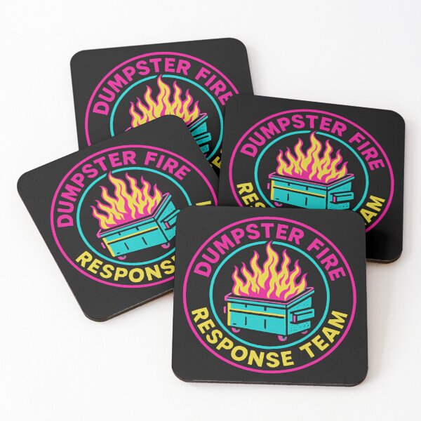 Item preview, Dumpster Fire Response Team Funny Chaos Control Unit designed and sold by SkeletonsDanger.