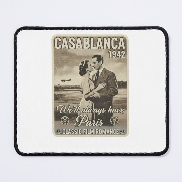 Item preview, Casablanca 1942 – Classic Film Romance Tee designed and sold by medhach.