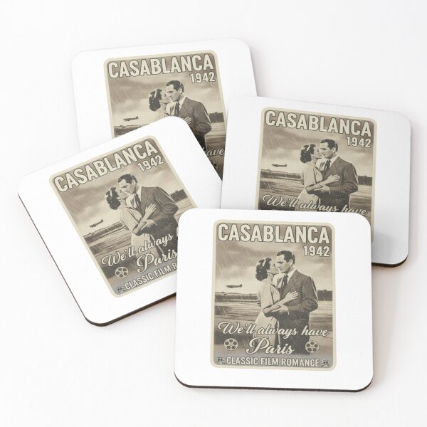 Item preview, Casablanca 1942 – Classic Film Romance Tee designed and sold by medhach.