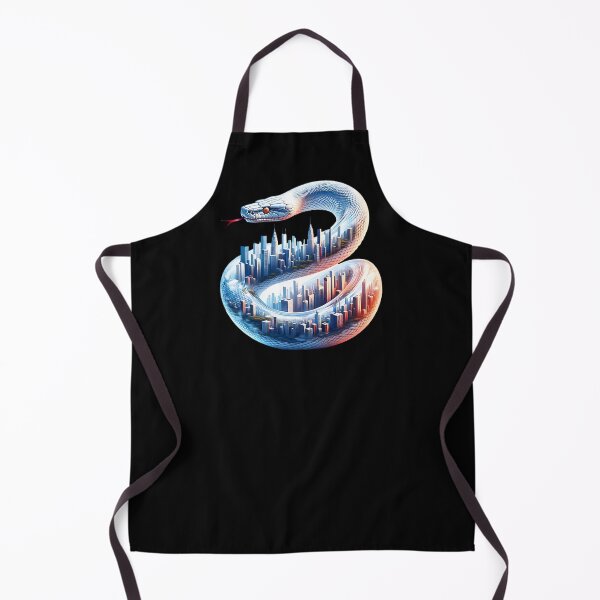 Item preview, Beautiful snake with a big city on its body. designed and sold by ReneMM.