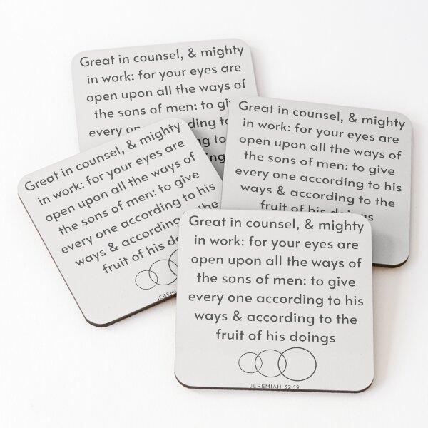 Item preview, Jeremiah 32:19 designed and sold by Undonemadenew.