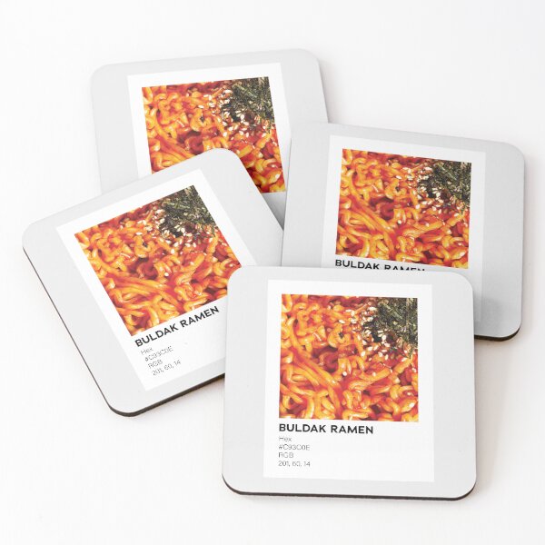 Item preview, Buldak Ramen Pantone Color Swatch designed and sold by emiliapapaya.