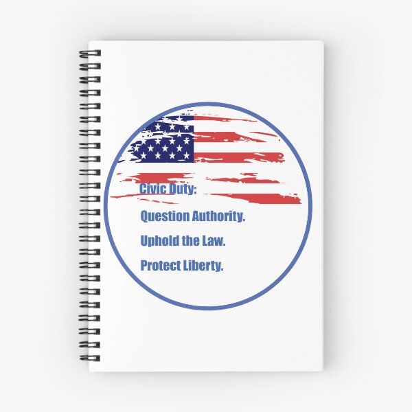 Item preview, Civic Duty-Preserve Liberty designed and sold by Quantum Duck Studio.