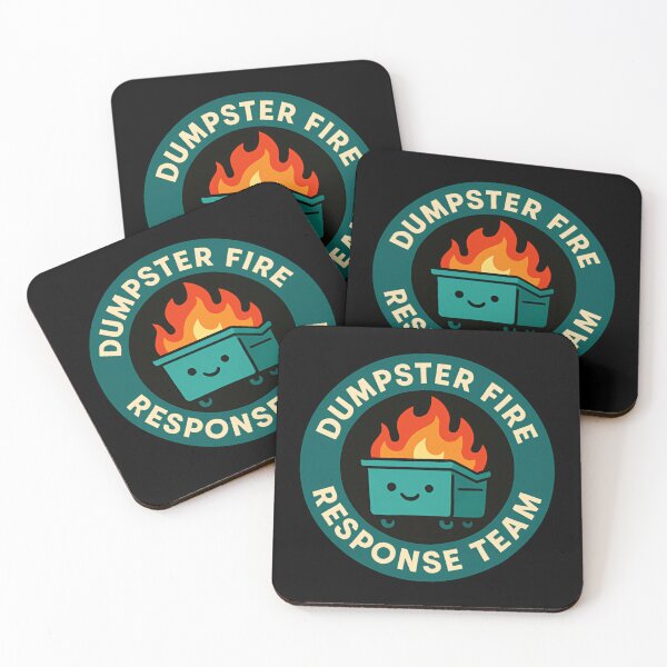 Item preview, Dumpster Fire Response Team Professional Chaos Management Crew designed and sold by SkeletonsDanger.