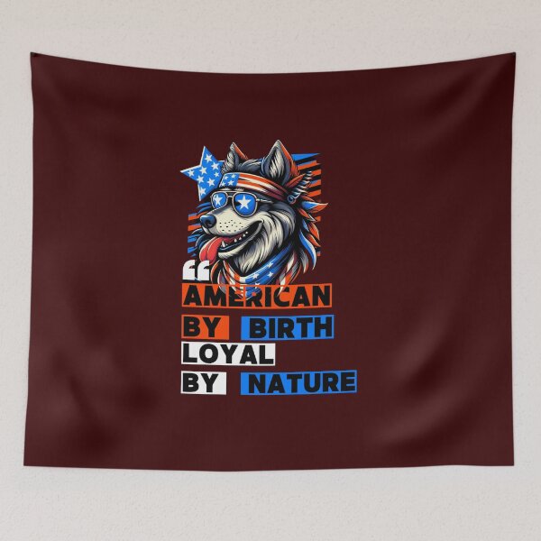 Item preview, American By Birth Loyal By Nature - Patriotic Design for Patriots, Military & Freedom Supporters designed and sold by ONIX23.