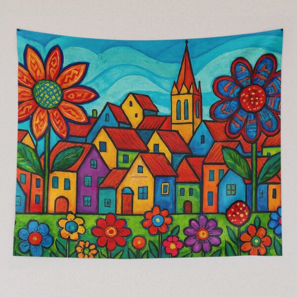 Item preview, Flower city in colorful splendor designed and sold by Sigtrix.
