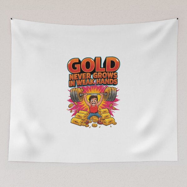 Item preview, Gold Never Grows In Weak Hands – Goldlift designed and sold by Design Orbit.