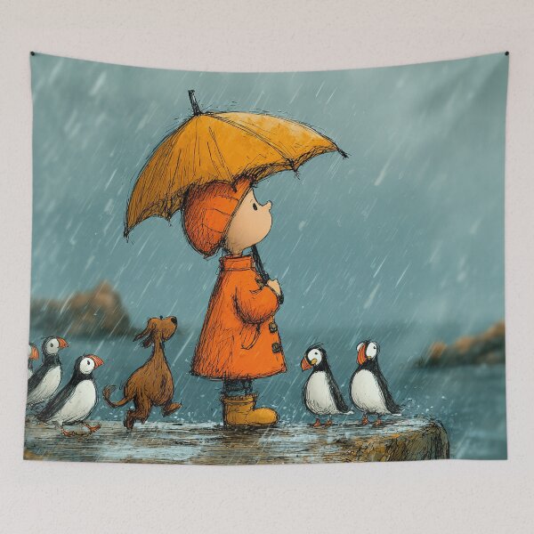 Item preview, A Rainy Day Adventure with Friends designed and sold by Venon28.