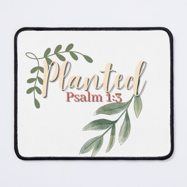 Item preview, Planted Psalm 1:3 Christian T-Shirt – Faith-Based Scripture Tee for Homeschool, Church, & Gardening designed and sold by TheReporter1.