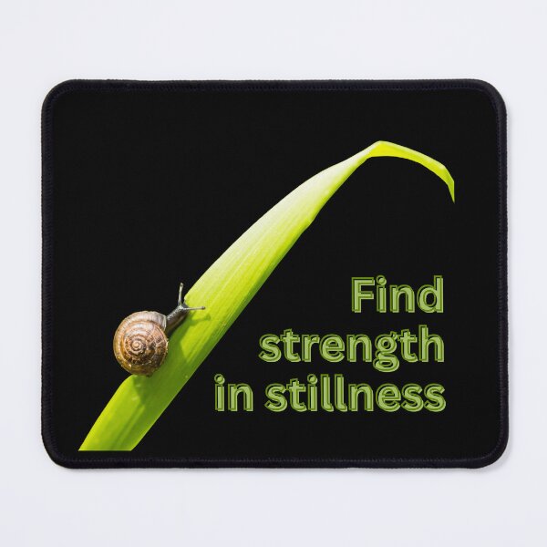 Item preview, Mindfulness with snail designed and sold by Katja LebenFreude.