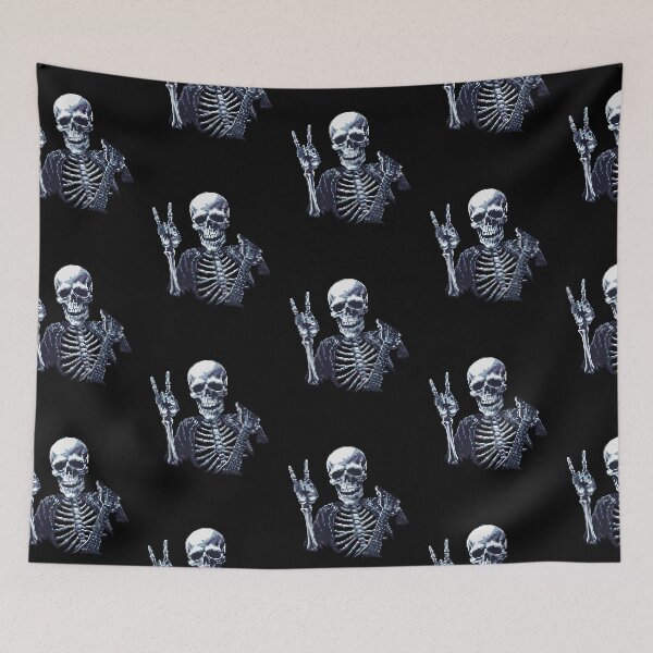 Item preview, Peace Pixel skeleton designed and sold by Planetation.