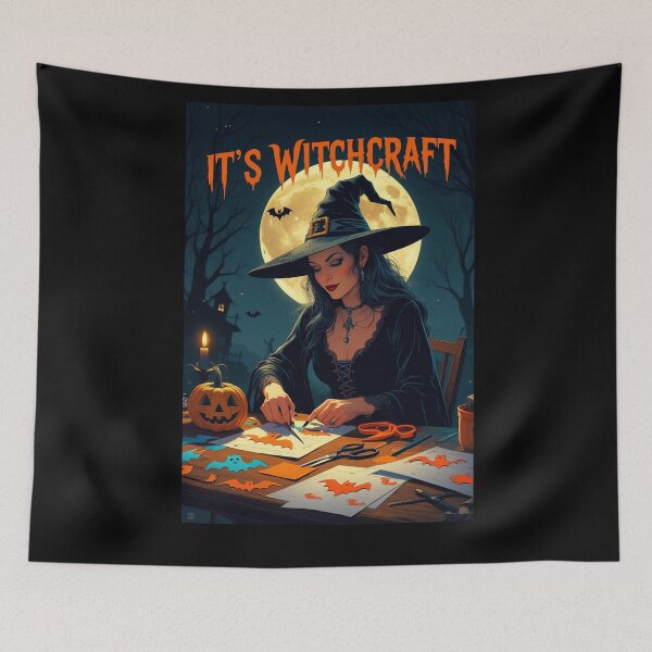 Item preview, It's Witchcraft, a witch crafting for halloween designed and sold by LovedayDesigns.