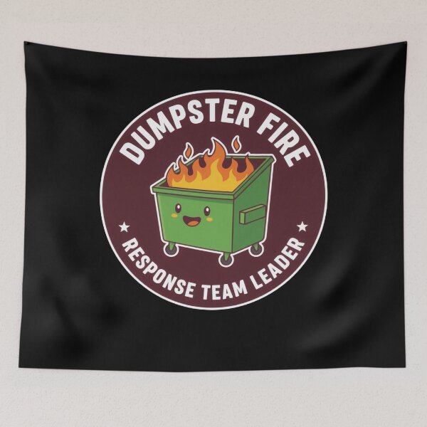 Item preview, Dumpster Fire Response Team Chaos Containment Department designed and sold by SkeletonsDanger.