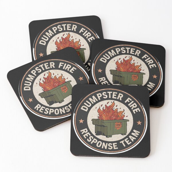 Item preview, Dumpster Fire Response Team Official Disaster Recovery Crew designed and sold by SkeletonsDanger.