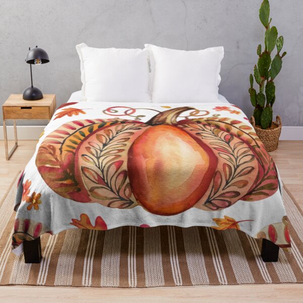 Item preview, Cute whimsical watercolor boho pumpkin pattern. designed and sold by SaraSumi.