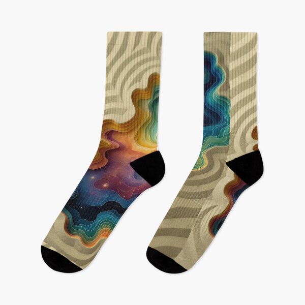 Item preview, Flow of Calm – Abstract Color Layers designed and sold by UrmiCreation.