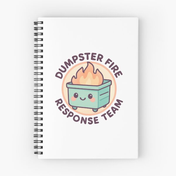 Item preview, Dumpster Fire Response Team Life Management Task Force designed and sold by SkeletonsDanger.
