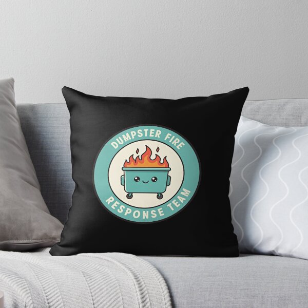 Item preview, Dumpster Fire Response Team Everyday Chaos Cleanup Crew designed and sold by SkeletonsDanger.
