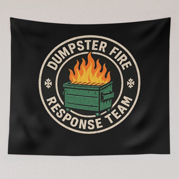 Item preview, Dumpster Fire Response Team Chaos Containment Response Squad designed and sold by SkeletonsDanger.