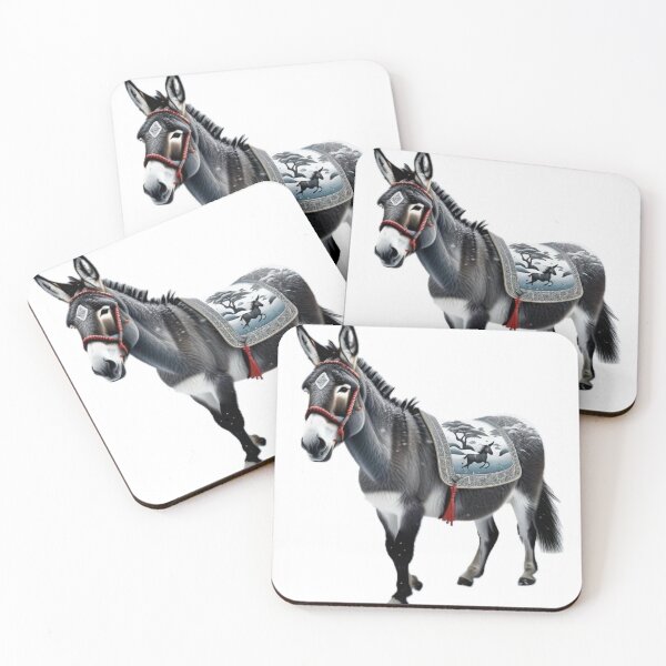 Item preview, Donkey with decorated saddle designed and sold by PhilDreams.