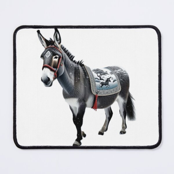 Item preview, Donkey with decorated saddle designed and sold by PhilDreams.