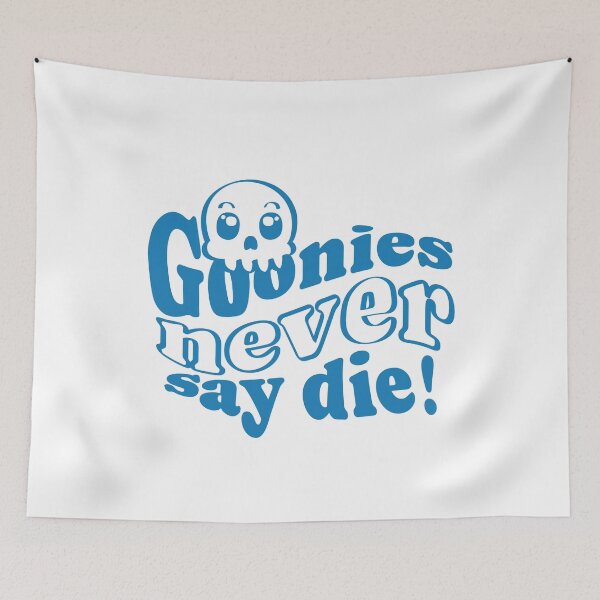 Item preview, Goonies Never Say Die! Retro 70s Groovy Cartoon Skull  designed and sold by PauRicart.