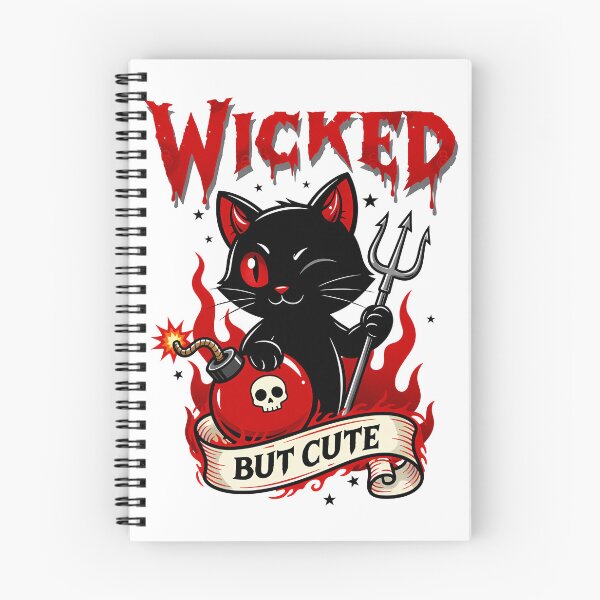 Item preview, Wicked but cute cat designed and sold by EdgeDrip.