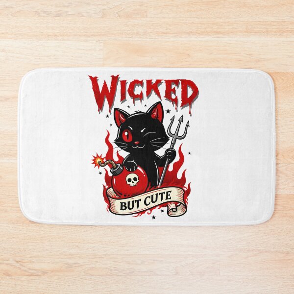 Item preview, Wicked but cute cat designed and sold by EdgeDrip.