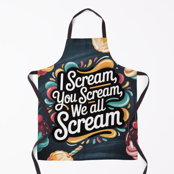 Item preview, Scream for Ice Cream – A Retro Pop Delight designed and sold by ForeverPrintsOK.