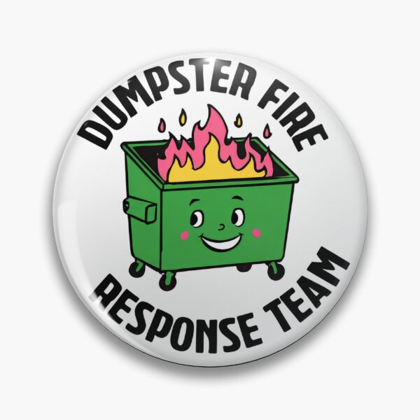 Item preview, Dumpster Fire Response Team Emergency Sarcasm Recovery Force designed and sold by SkeletonsDanger.