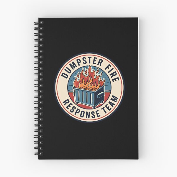 Item preview, Dumpster Fire Response Team Daily Catastrophe Response Bureau designed and sold by SkeletonsDanger.