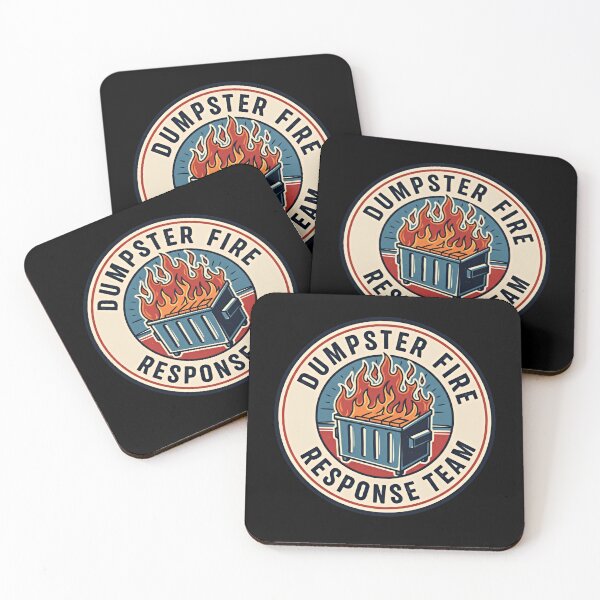 Item preview, Dumpster Fire Response Team Daily Catastrophe Response Bureau designed and sold by SkeletonsDanger.