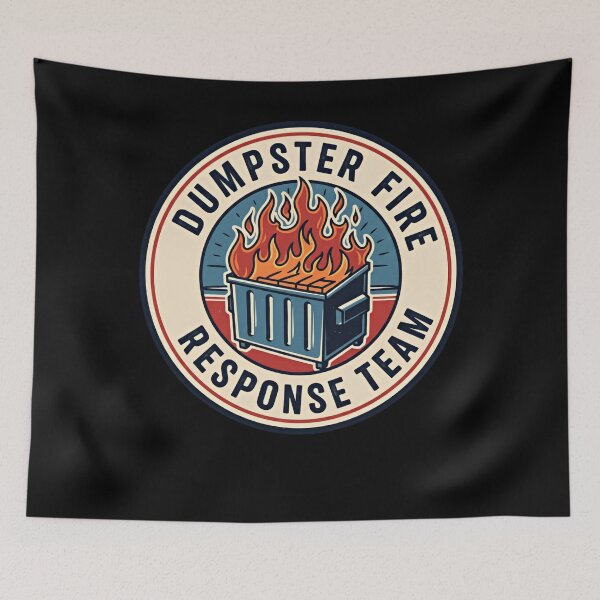 Item preview, Dumpster Fire Response Team Daily Catastrophe Response Bureau designed and sold by SkeletonsDanger.
