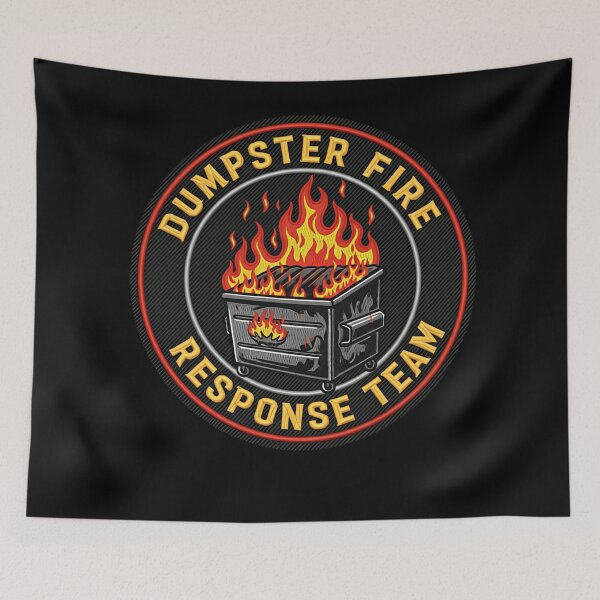 Item preview, Dumpster Fire Response Team Chaos Recovery Support Network designed and sold by SkeletonsDanger.